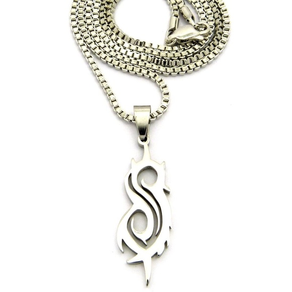 Other - SLIPKNOT STAINLESS STEEL PENDANT WITH BOX CHAIN